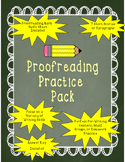 Become a Better Writer- Proofreading Practice Pack