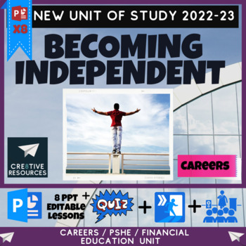 Preview of Becoming Independent - Careers Character Education unit