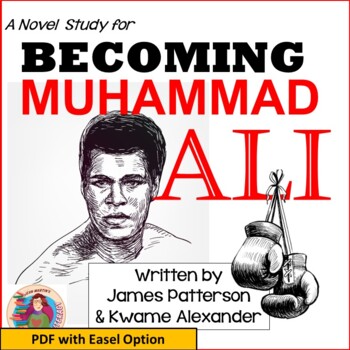 Preview of Becoming Muhammad Ali: A PDF Novel Study and Easel Digital Activity
