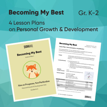 Preview of Becoming My Best | Growth & Development Unit | 4 Lesson Plans
