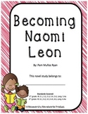 Becoming Naomi Leon Novel Study / Answer Key