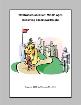 Preview of Becoming a Medieval Knight Webquest