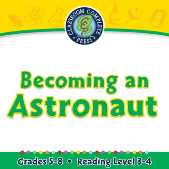 Preview of Becoming an Astronaut - NOTEBOOK Gr. 5-8