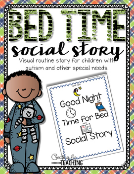 Preview of Bed Time Social Story