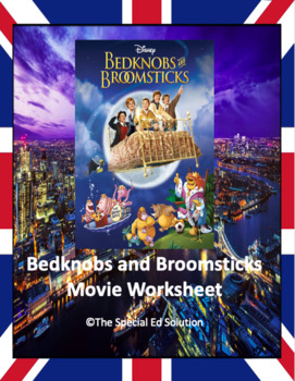 Preview of Bedknobs and Broomsticks Movie Worksheet