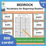 Bedrock Literacy Curriculum Unit 5: First Vocabulary for B