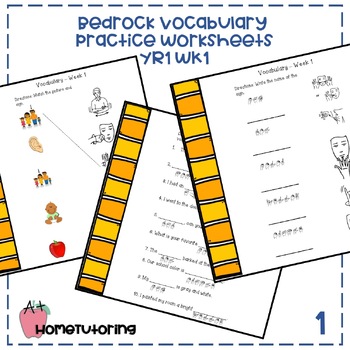 Preview of Bedrock Practice Sheets YR1 WK1