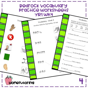 Preview of Bedrock Practice Sheets YR1 WK4