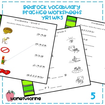 Preview of Bedrock Practice Sheets YR1 WK5