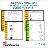 Bedrock Practice Sheets YR1 Weeks 1-4 Bundle