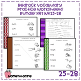 Bedrock Practice Sheets YR1 Weeks 25-28 Bundle