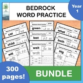 Bedrock Literacy Curriculum Word Practice Worksheets Year 