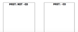 Bedrock Word Sort - Tense (Past Irregular + Regular -ed)