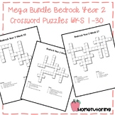 Bedrock Year 2 Crossword Puzzles Mega Bundle