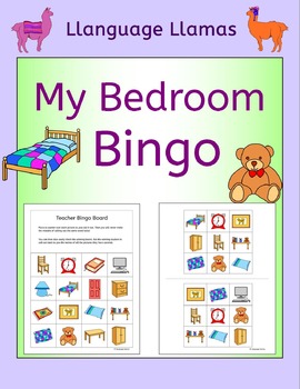 Preview of Bedroom Bingo for EFL ESL EAL MFL