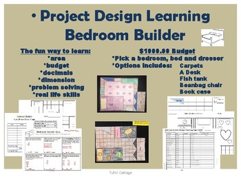 Preview of Bedroom Builder-Area and Budget with Project Learning