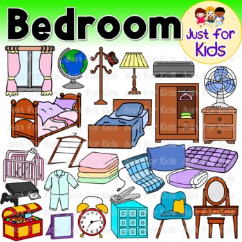 kids bedroom clipart