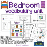 Bedroom Vocabulary Life Skills Unit for Special Education 