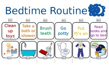 Preview of Bedtime Routine