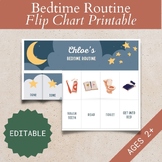 Bedtime Routine Visual Schedule, Special Needs, Autism, To