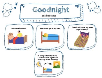 Preview of Bedtime Social Story For Boys *For Parent Use