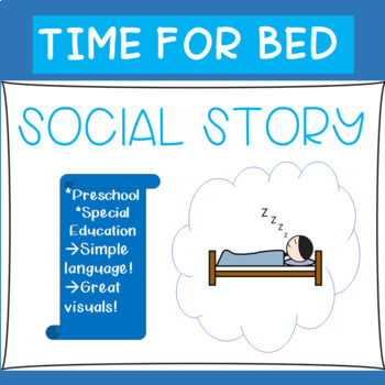 Preview of Bedtime Social Story * For Parents