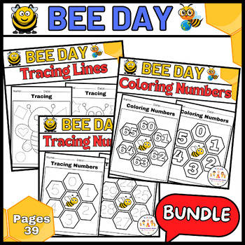 Preview of Bee Activities BUNDLE Worksheets Bee Day