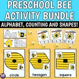 Bee Activity Bundle - Preschool Spring Bug Alphabet, Numbe
