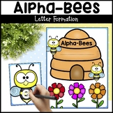 Bee Alphabet Cards for Letter Formation - Bee Letter Traci