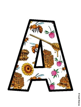 Preview of Bee, Apiary Bulletin Board Décor Kit