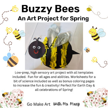 Preview of Bee Art Project for Spring