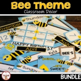 Bee Theme Classroom Decor BUNDLE | Bonus Bears and Honey