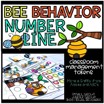 Preview of Bee Behavior Number Line - Kindergarten Classroom Management