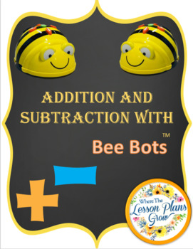 Preview of Bee-Bot Addition and Subtraction Game