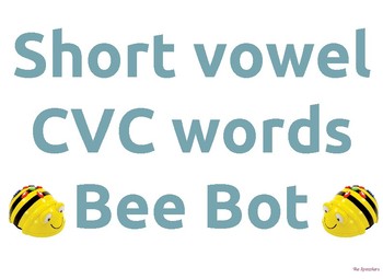 Preview of Coding Bee Bot CVC Words