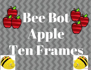 Preview of Coding Bee Bot Apple Ten Frame
