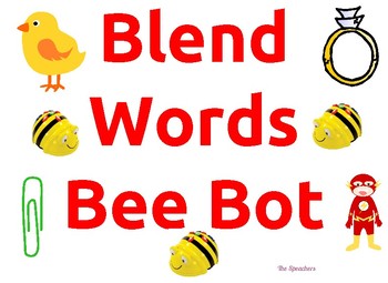 Preview of Coding Bee Bot Blend Words