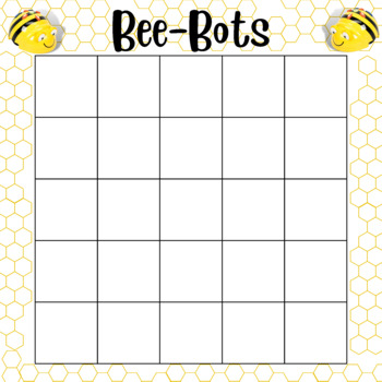 Preview of Bee-Bot Card Mat