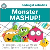 Bee-Bot, Code & Go Mouse Robot Coding Activities - Monster Mashup