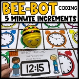 Bee Bot Coding Activity Mat Math Telling Time to the 5 minutes