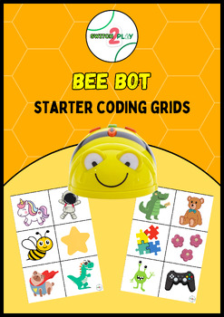Preview of Bee Bot Starter Coding Grids Activity