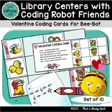 Bee Bot Coding Robot Cards for Valentine's Day