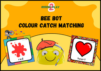 Preview of Bee Bot Colour Catch Matching Game