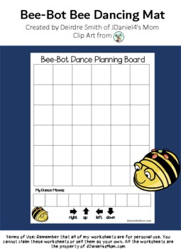 Preview of Bee-Bot Dancing Mat Set