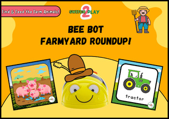 Preview of Bee Bot Farmyard Roundup Matching Game