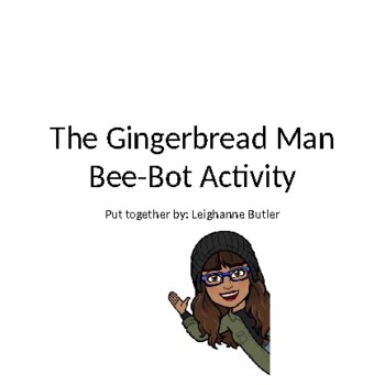 Preview of Bee-Bot Gingerbread Man mat