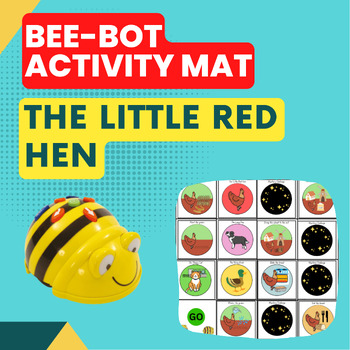 Preview of Bee-Bot Activity Mat: Little Red Hen
