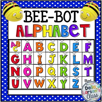 Preview of Bee Bot Mat Match The Alphabet
