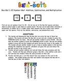Bee-Bot: Numbers 1-30: Add, Subtract, and Multiply