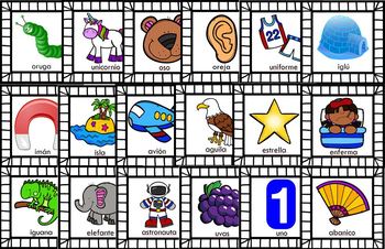 Preview of Bee Bot Vocales Juego - Bee Bot Spanish Vowels Game